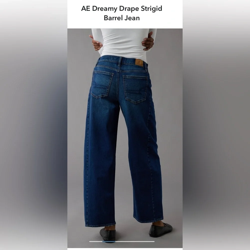 American Eagle Dream Drape Strigid barrel jeans - Picture 8 of 10